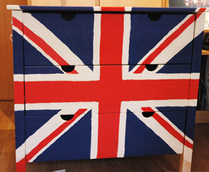 Стул-кресло - Британский флаг в Москве и РФ