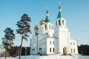 Храм Святой Троицы зимой Пермь