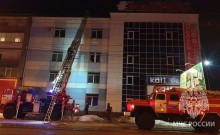В административном здании на Карла Либкнехта в Иркутске потушили пожар
