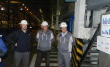 Олег Дерипаска проводит выездное совещание на Иркутском алюминиевом заводе