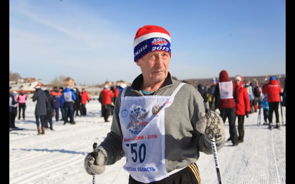 Николай Воронин катается на лыжах с 1964 года. 
