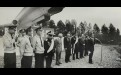 Командно-руководящий состав ВСУ ГА на митинге в честь установки на вечную стоянку самолета Ту-104 в парке авиаторов.19 апреля 1979 г.