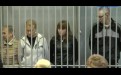 29-летний Сергей Высоцких, 26-летняя Елена Лузина, 45-летняя Ольга Лузина и 66-летняя Евдокия Горячкина на оглашении приговора в суде
