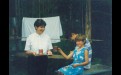 1996 год. Первый семейный летний лагерь для детей-инвалидов. На импровизированной игре «Поле чудес».
