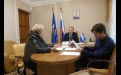 На приеме в общественной приемной председателя партии «Единая Россия» в Иркутской области.