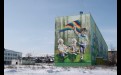 Что интересного в Свирске? Главная его фишка – огромные граффити на фасадах домов.