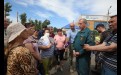 Губернатор Сергей Левченко на оперативной встрече с пострадавшими от паводка