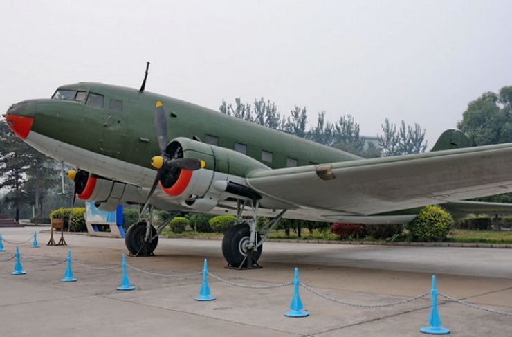 Ли-2, на котором летал Мао Цзэдун, в Китайском национальном музее авиации.