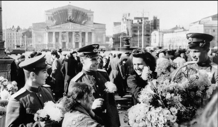 День Победы, Москва, 9 мая 1945 г.