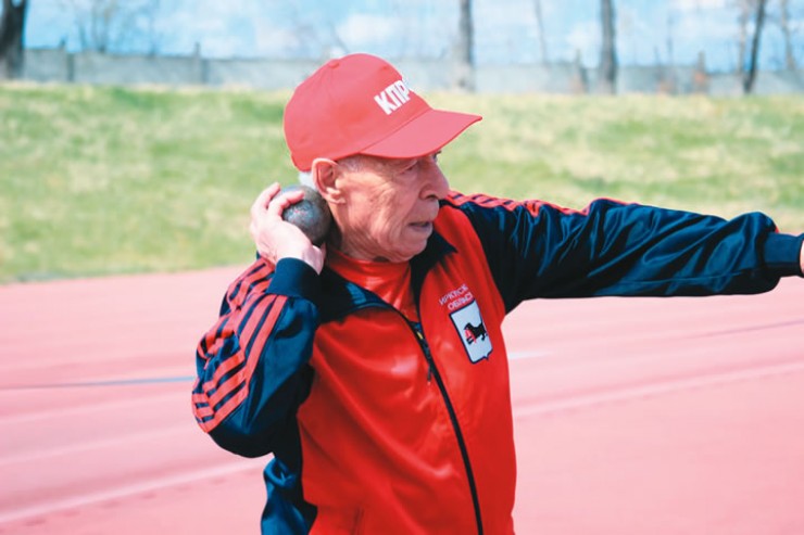 Константин Познянский стал мировым рекордсменом в 94 года.