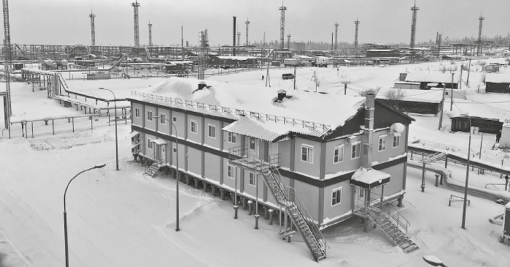 Год от года улучшаются условия работы на Ковыктинском газоконденсатном месторождении. В скором времени операторы по добыче нефти и газа переедут в это новое здание.