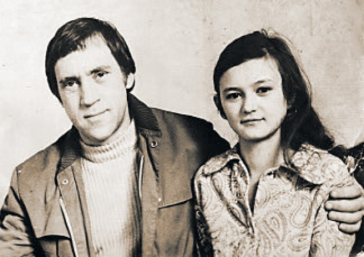 Дядя Володя и Люба Мончинская в  Иркутске. 17июня 1976 года