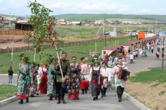 Областной народный праздник «Троица» в селе Анга Качугского района, на родине Святителя Иннокентия, 2019 год