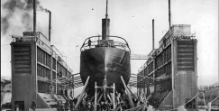 Ледокол «Ангара» перед спуском на воду в 1900 году